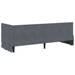 Cadru de pat colțar cu saltea cu headboard 2 pcs Gri Catifea - WALTI WALTI