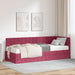 Cadru de pat colțar cu saltea cu headboard 2 pcs Verde Catifea - WALTI WALTI
