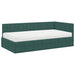 Cadru de pat colțar cu saltea cu headboard 2 pcs Verde Catifea - WALTI WALTI