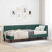 Cadru de pat colțar cu saltea cu headboard 2 pcs Verde Catifea - WALTI WALTI