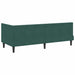 Cadru de pat colțar cu saltea cu headboard 2 pcs Verde Catifea - WALTI WALTI