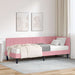 Cadru de pat colțar cu saltea cu headboard 2 pcs Gri Catifea - WALTI WALTI