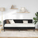 Cadru de pat colțar cu saltea cu headboard 2 pcs Negru Catifea - WALTI WALTI