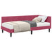 Cadru de pat colțar cu saltea cu headboard 2 pcs Verde Catifea - WALTI WALTI