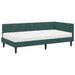 Cadru de pat colțar cu saltea cu headboard 2 pcs Verde Catifea - WALTI WALTI