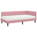 Cadru de pat colțar cu saltea cu headboard 2 pcs Gri Catifea - WALTI WALTI