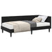Cadru de pat colțar cu saltea cu headboard 2 pcs Negru Catifea - WALTI WALTI