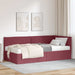 Cadru de pat colțar cu saltea cu headboard 2 pcs Gri Catifea - WALTI WALTI