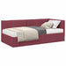 Cadru de pat colțar cu saltea cu headboard 2 pcs Gri Catifea - WALTI WALTI