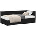 Cadru de pat colțar cu saltea cu headboard 2 buc. Verde Catifea - WALTI WALTI
