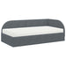 Cadru de pat colțar cu saltea cu headboard 2 pcs Gri Catifea - WALTI WALTI