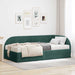 Cadru de pat colțar cu saltea cu headboard 2 pcs Verde Catifea - WALTI WALTI