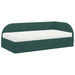 Cadru de pat colțar cu saltea cu headboard 2 pcs Verde Catifea - WALTI WALTI