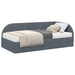 Cadru de pat colțar cu saltea cu headboard 2 pcs Gri Catifea - WALTI WALTI