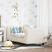 Cadru de pat pentru copii cu spătar Crem 70 x 140 cm Bouclé - WALTI WALTI