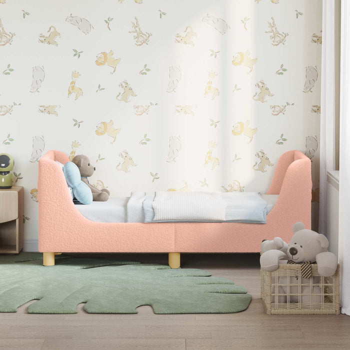 Cadru de pat pentru copii cu spătar Roz 70 x 140 cm - WALTI WALTI