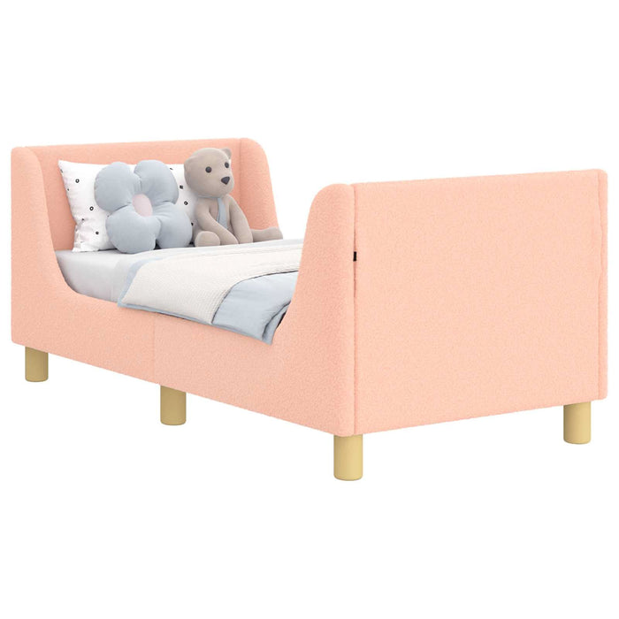 Cadru de pat pentru copii cu spătar Roz 70 x 140 cm - WALTI WALTI