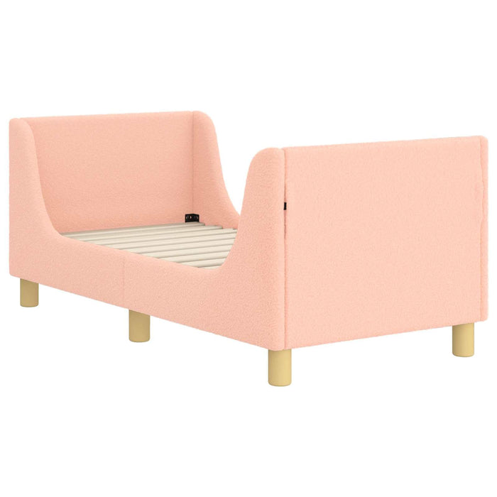 Cadru de pat pentru copii cu spătar Roz 70 x 140 cm - WALTI WALTI