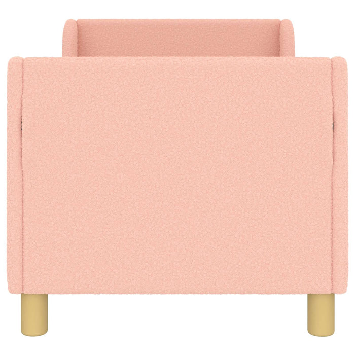 Cadru de pat pentru copii cu spătar Roz 70 x 140 cm - WALTI WALTI