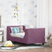 Cadru de pat pentru copii cu spătar Violet 70 x 140 cm Catifea - WALTI WALTI