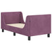Cadru de pat pentru copii cu spătar Violet 70 x 140 cm Catifea - WALTI WALTI