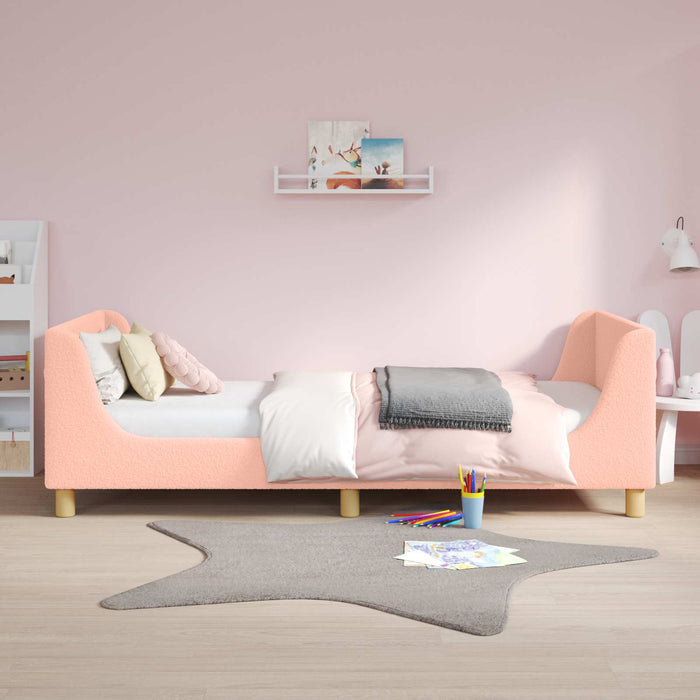 Cadru de pat pentru copii cu spătar Roz 80 x 200 cm - WALTI WALTI