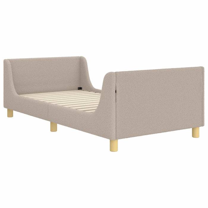 Cadru de pat pentru copii cu spătar Gri deschis 80 x 200 cm - WALTI WALTI