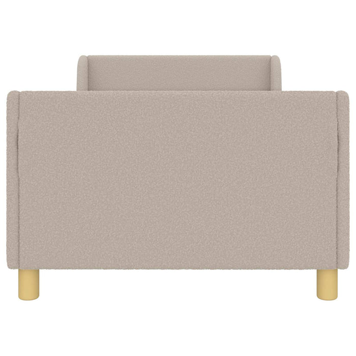 Cadru de pat pentru copii cu spătar Gri deschis 80 x 200 cm - WALTI WALTI