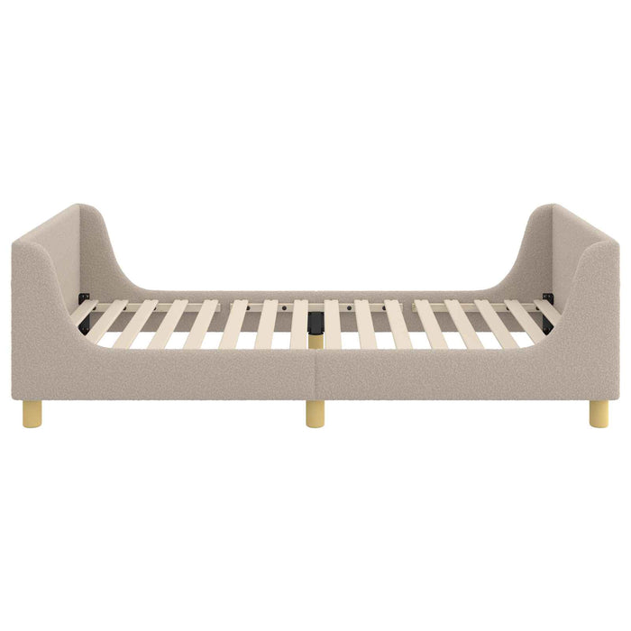 Cadru de pat pentru copii cu spătar Gri deschis 80 x 200 cm - WALTI WALTI