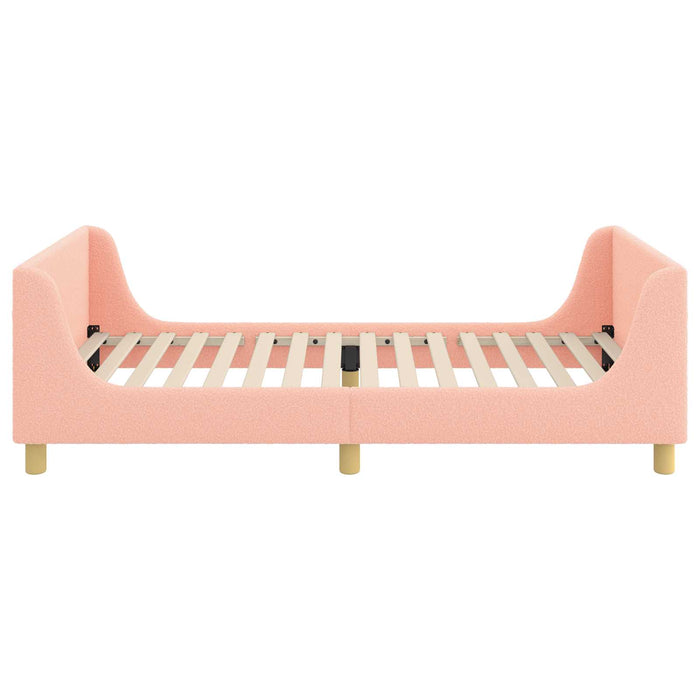 Cadru de pat pentru copii cu spătar Roz 90 x 190 cm - WALTI WALTI