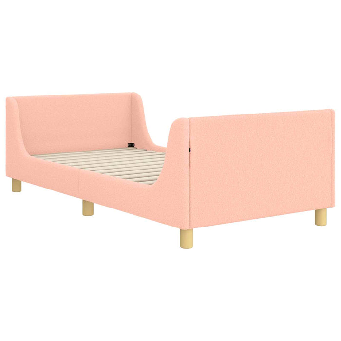 Cadru de pat pentru copii cu spătar Roz 90 x 200 cm - WALTI WALTI