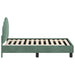 Cadru de pat pentru copii cu spătar Verde Mării 70 x 140 cm - WALTI WALTI