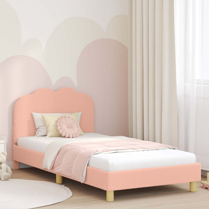 Cadru de pat pentru copii cu spătar Roz 80 x 200 cm - WALTI WALTI