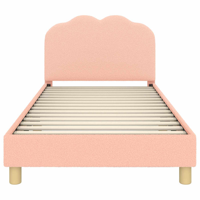 Cadru de pat pentru copii cu spătar Roz 90 x 200 cm - WALTI WALTI