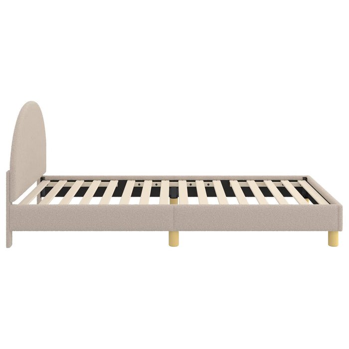 Cadru de pat pentru copii cu spătar Gri deschis 80 x 200 cm - WALTI WALTI