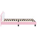 Cadru de pat pentru copii cu spătar Roz 90 x 200 cm PU - WALTI WALTI