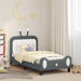 Cadru de pat pentru copii cu spătar Gri deschis 80 x 160 cm PU - WALTI WALTI