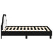 Cadru de pat pentru copii cu spătar Negru 80 x 160 cm PU - WALTI WALTI