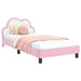 Cadru de pat pentru copii cu spătar Roz 80 x 200 cm PU - WALTI WALTI