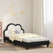 Cadru de pat pentru copii cu spătar Negru 90 x 190 cm PU - WALTI WALTI
