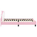 Cadru de pat pentru copii cu spătar Roz 80 x 200 cm PU - WALTI WALTI