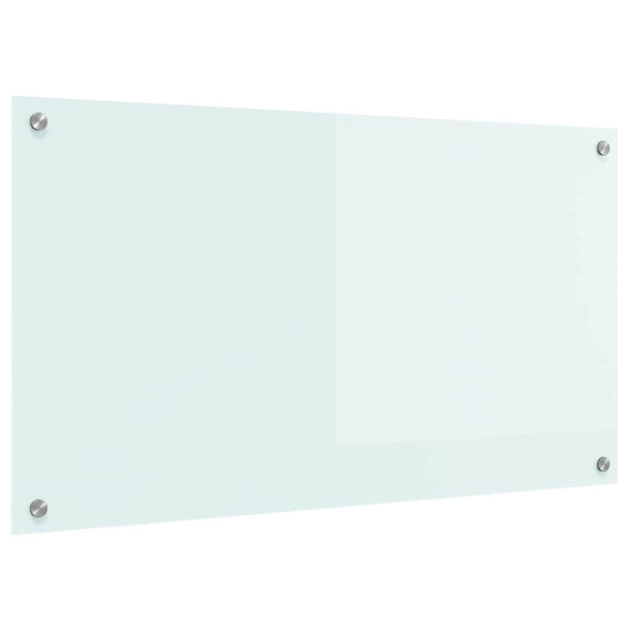 Spate de bucătărie Alb 90 x 50 cm sticlă securizată - WALTI WALTI