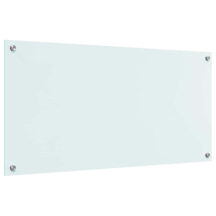 Spate de bucătărie Alb 100 x 50 cm sticlă securizată - WALTI WALTI