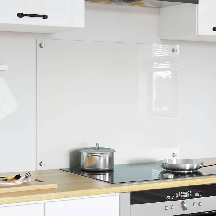 Spate de bucătărie Transparent 80 x 60 cm sticlă securizată - WALTI WALTI