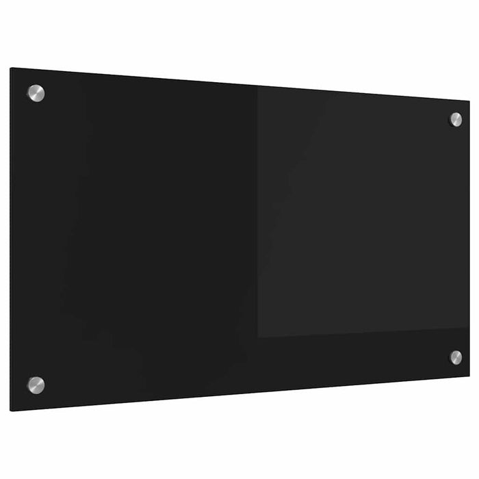 Spate de bucătărie Negru 70 x 40 cm sticlă securizată - WALTI WALTI