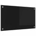 Spate de bucătărie Negru 70 x 40 cm sticlă securizată - WALTI WALTI
