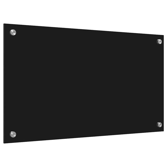 Spate de bucătărie Negru 70 x 40 cm sticlă securizată - WALTI WALTI