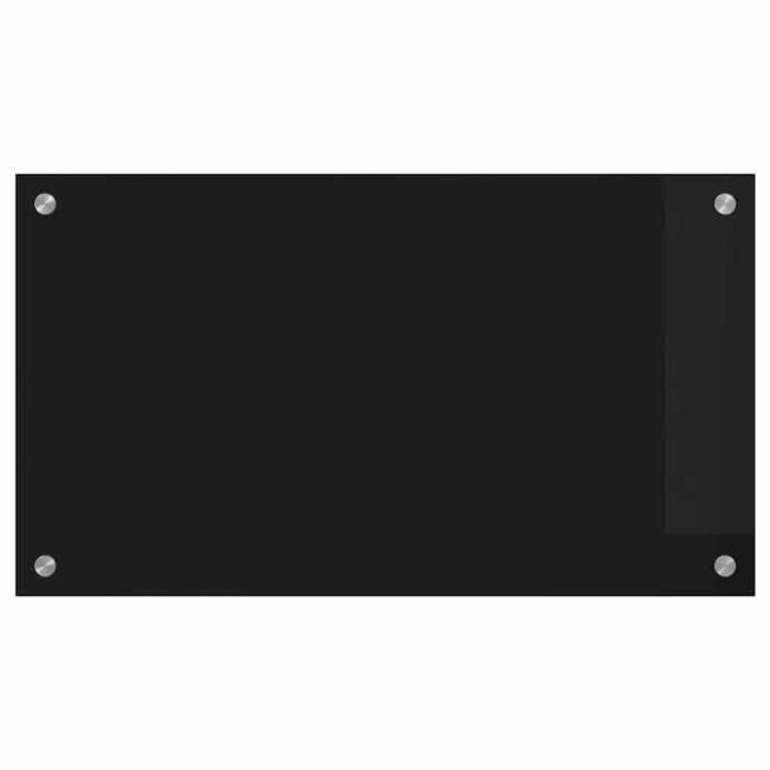 Spate de bucătărie Negru 70 x 40 cm sticlă securizată - WALTI WALTI