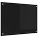 Spate de bucătărie Negru 70 x 50 cm sticlă securizată - WALTI WALTI