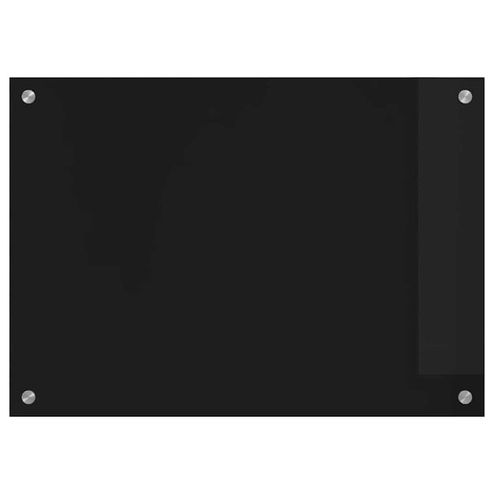 Spate de bucătărie Negru 70 x 50 cm sticlă securizată - WALTI WALTI